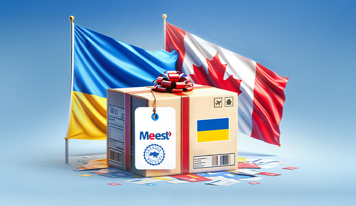 Відправлення посилок з України до Канади набагато дешевше