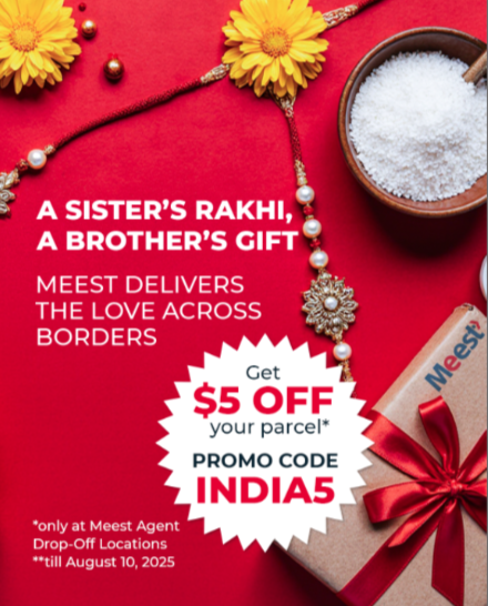 Send Rakhi from Canada to India &ndash; $5 OFF &amp; Free Greeting Card with Every Parcel